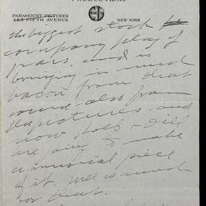 a page of handwritten text