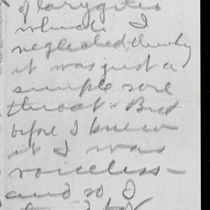 a page of handwritten text