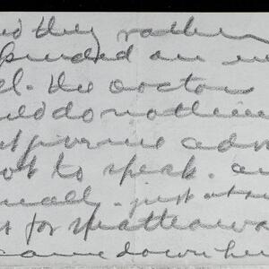 a page of handwritten text