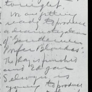 a page of handwritten text