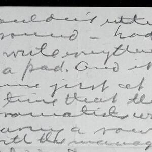 a page of handwritten text