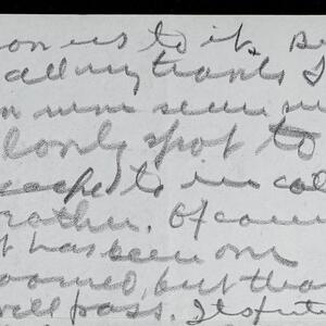 a page of handwritten text