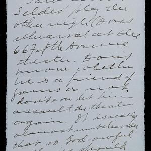 a page of handwritten text