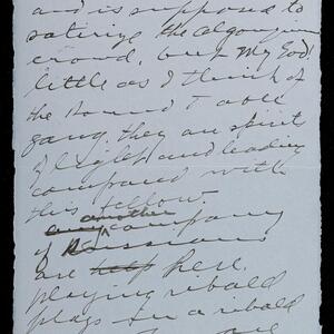 a page of handwritten text