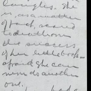 a page of handwritten text