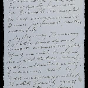 a page of handwritten text