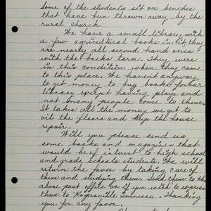 a page of handwritten text