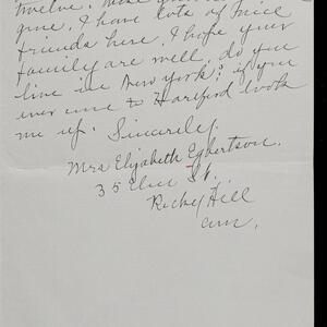 a page of handwritten text