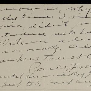 a page of handwritten text