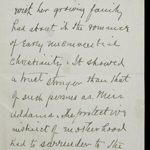a page of handwritten text