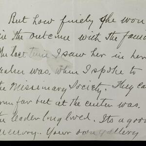 a page of handwritten text