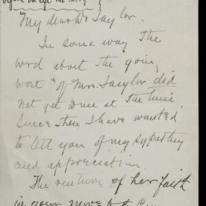 a page of handwritten text
