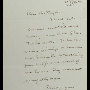 a page of handwritten text