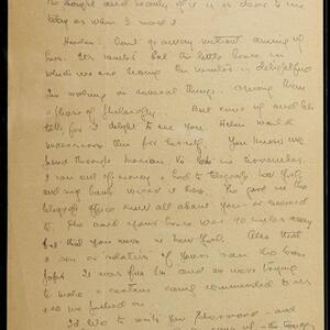 a page of handwritten text