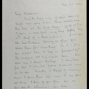 a page of handwritten text