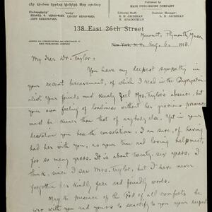 a page of handwritten text