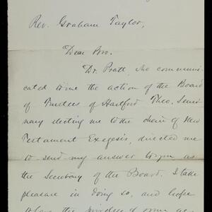 a page of handwritten text