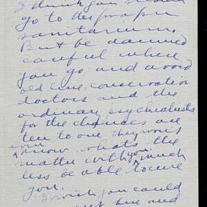 a page of handwritten text