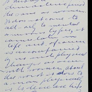 a page of handwritten text
