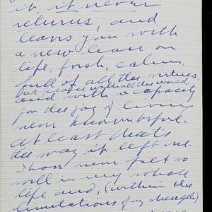 a page of handwritten text