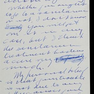a page of handwritten text