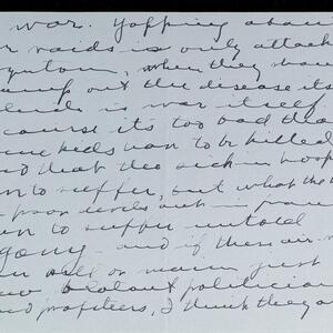 a page of handwritten text