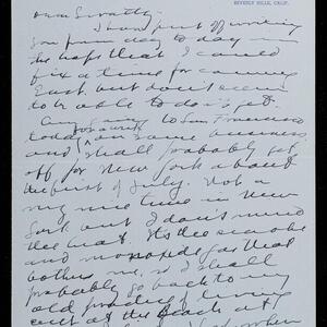 a page of handwritten text