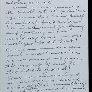 a page of handwritten text