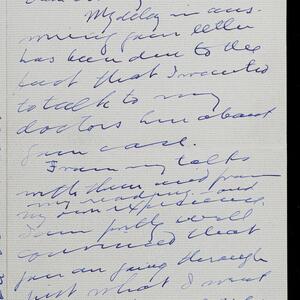 a page of handwritten text