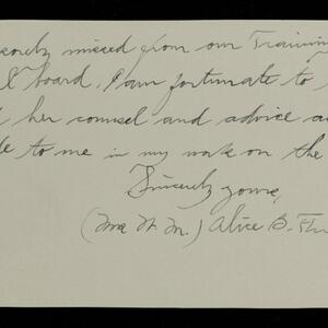 a page of handwritten text