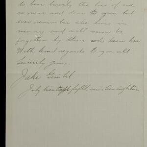 a page of handwritten text