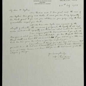 a page of handwritten text