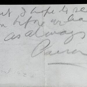 a page of handwritten text