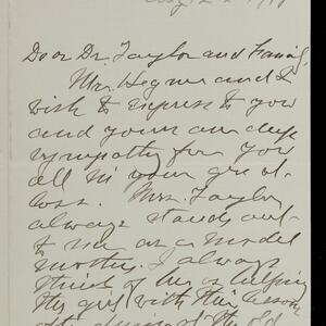 a page of handwritten text