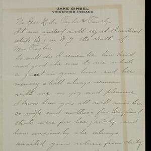 a page of handwritten text