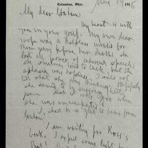 a page of handwritten text