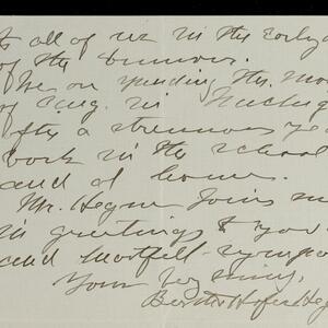 a page of handwritten text