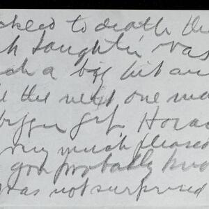 a page of handwritten text