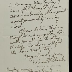 a page of handwritten text