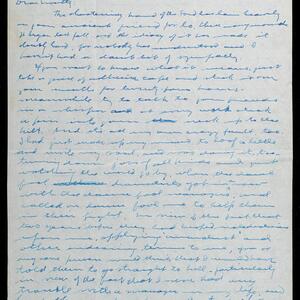 a page of handwritten text