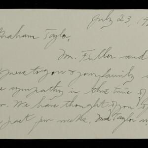 a page of handwritten text