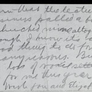 a page of handwritten text