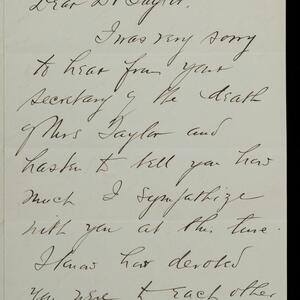 a page of handwritten text