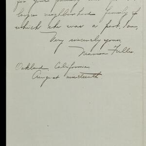 a page of handwritten text