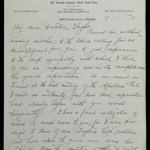 a page of handwritten text