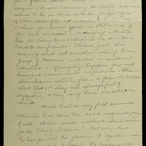 a page of handwritten text