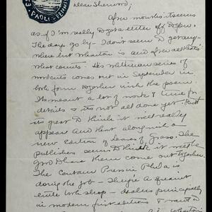 a page of handwritten text