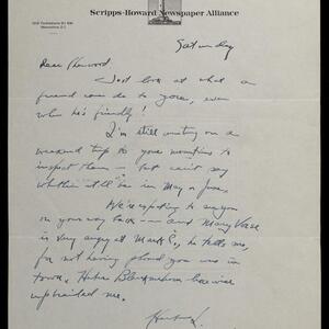 a page of handwritten text