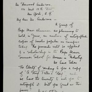 a page of handwritten text