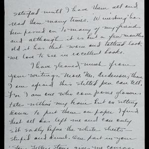 a page of handwritten text